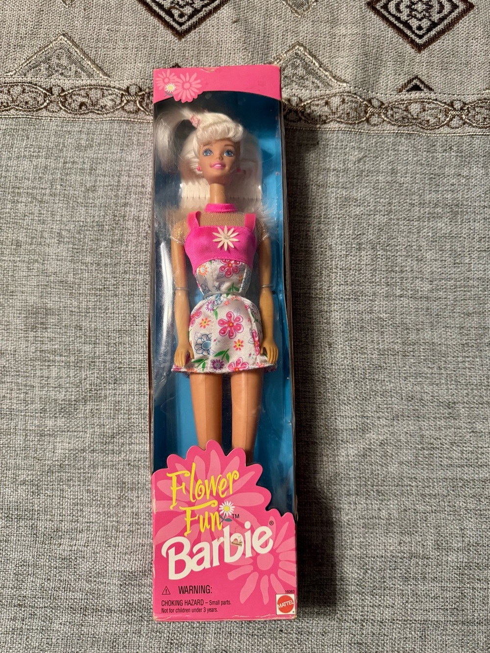 1996 Mattel Flower Fun Barbie (Model
#16063) in its original, unopened box